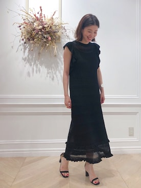 「JILL STUART（ジルスチュアート）のアイテム」を使った、chieさん（レディース・160cm）の夏コーディネート