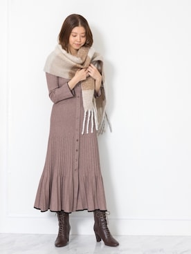 chieさん（レディース・160cm）の冬コーディネート