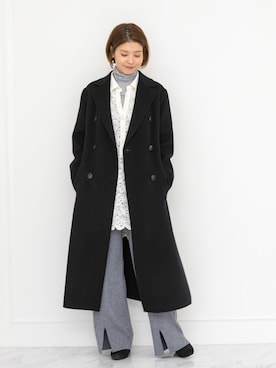 「ジルスチュアート」｜「アイテム（その他アウター）」を使った、chieさん（レディース・160cm）の冬コーディネート