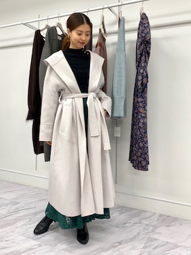 「ジルスチュアート」｜「アイテム（その他アウター）」を使った、chieさん（レディース・160cm）の秋コーディネート