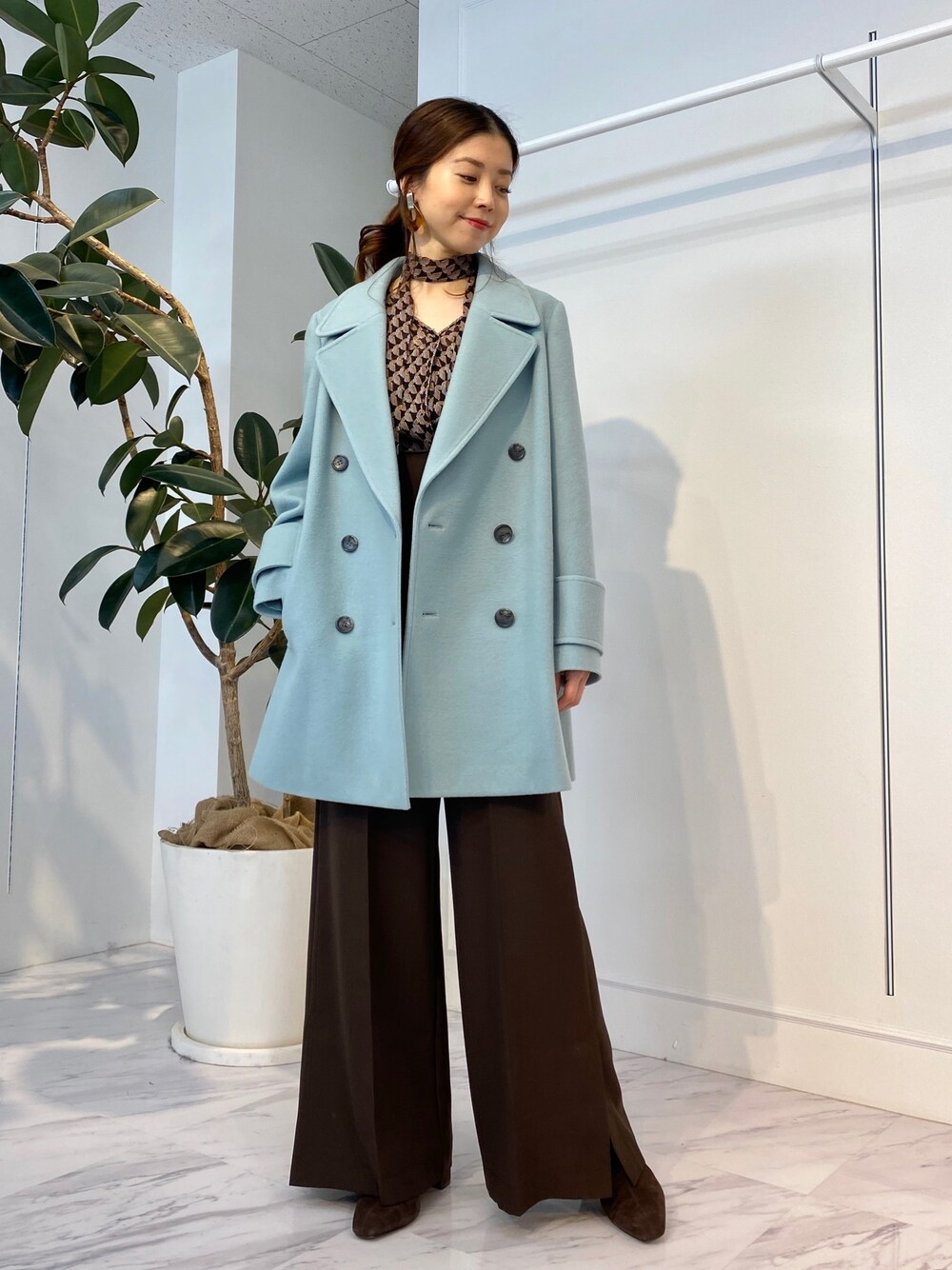 【『美人百花』掲載】カトリーナPコート 美人百花』掲載】カトリーナPコートを使った人気ファッション
