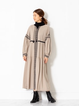 「アイテム（ブーティ）」を使った、chieさん（レディース・160cm）の秋コーディネート