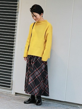 「O'NEIL of DUBLIN（オニールオブダブリン）のアイテム」を使った、Makkieさん（レディース・158cm）の秋コーディネート