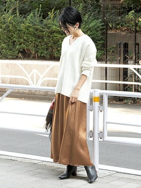 Makkieさん(レディース・158cm)の秋コーディネート