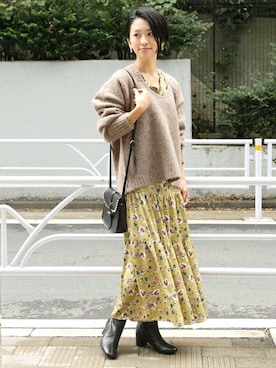 Makkieさん（レディース・158cm）の秋コーディネート