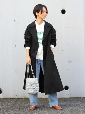 「JOURNAL STANDARD relume（ジャーナルスタンダード　レリューム）のアイテム（その他アウター）」を使った、Makkieさん（レディース・158cm）の冬コーディネート