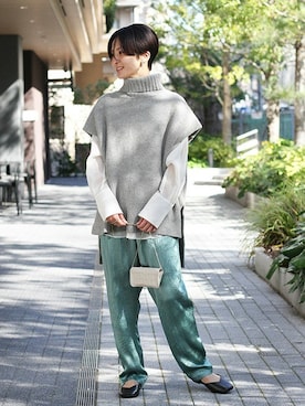 Makkieさん（レディース・158cm）の冬コーディネート