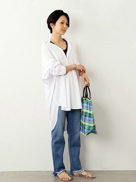 「relume」｜Makkieさん（レディース・158cm）の春コーディネート