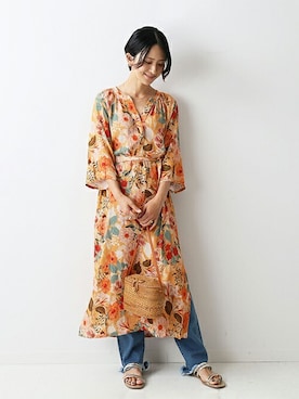 Makkieさん（レディース・158cm）の夏コーディネート