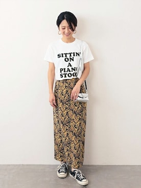 「VICE VERSA（バイスバース）のアイテム」を使った、Makkieさん（レディース・158cm）の夏コーディネート