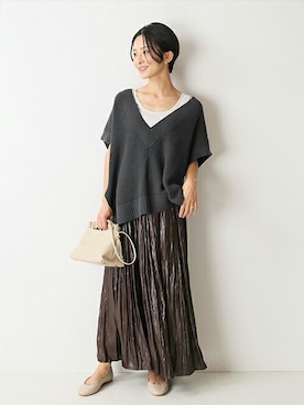 「JOURNAL STANDARD relume」｜Makkieさん（レディース・158cm）の夏コーディネート