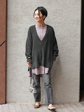 「VICE VERSA（バイスバース）のアイテム」を使った、Makkieさん（レディース・158cm）の夏コーディネート