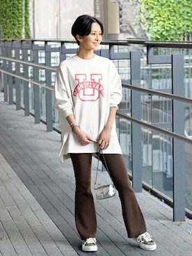 「VICE VERSA（バイスバース）のアイテム」を使った、Makkieさん（レディース・158cm）の夏コーディネート