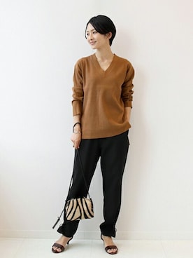 Makkieさん（レディース・158cm）の秋コーディネート