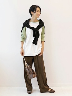 「VICE VERSA（バイスバース）のアイテム」を使った、Makkieさん（レディース・158cm）の秋コーディネート