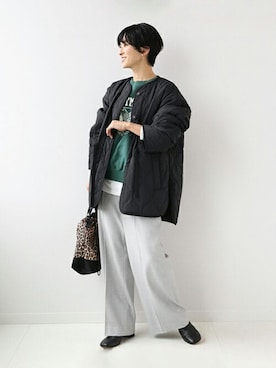 「Drifter（ドリフター）のアイテム」を使った、Makkieさん（レディース・158cm）の秋コーディネート