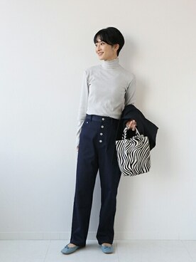 Makkieさん（レディース・158cm）の冬コーディネート