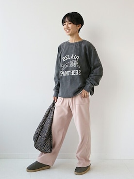 「suicoke（スイコック）のアイテム」を使った、Makkieさん（レディース・158cm）の冬コーディネート