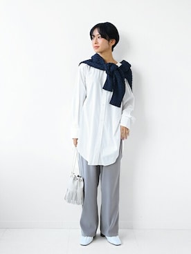 「marco masi（マルコマージ）のアイテム」を使った、Makkieさん（レディース・158cm）の冬コーディネート