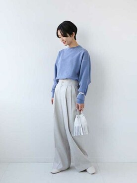 「marco masi（マルコマージ）のアイテム」を使った、Makkieさん（レディース・158cm）の春コーディネート