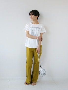 「marco masi（マルコマージ）のアイテム」を使った、Makkieさん（レディース・158cm）の春コーディネート