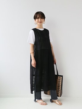 Makkieさん（レディース・158cm）の春コーディネート