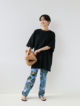 「CAMBER（キャンバー）のアイテム」を使った、Makkieさん（レディース・158cm）の夏コーディネート