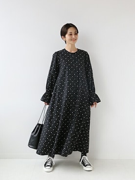 「JOURNAL STANDARD relume（ジャーナルスタンダード　レリューム）のアイテム（ワンピース/ドレス）」を使った、Makkieさん（レディース・158cm）の夏コーディネート