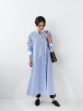 「JOURNAL STANDARD relume（ジャーナルスタンダード　レリューム）のアイテム（ワンピース/ドレス）」を使った、Makkieさん（レディース・158cm）の夏コーディネート
