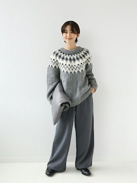 「HELOYSE（エロイーズ）のアイテム」を使った、Makkieさん（レディース・158cm）の秋コーディネート