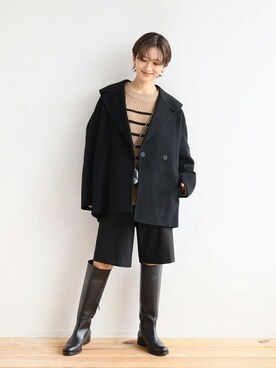 「JOURNAL STANDARD relume（ジャーナルスタンダード　レリューム）のアイテム（その他アウター）」を使った、Makkieさん（レディース・158cm）の秋コーディネート