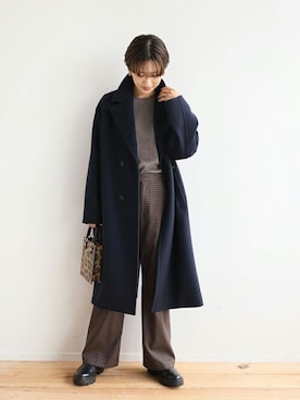 「JOURNAL STANDARD relume（ジャーナルスタンダード　レリューム）のアイテム（その他アウター）」を使った、Makkieさん（レディース・158cm）の秋コーディネート