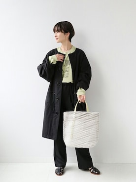 「JOURNAL STANDARD relume（ジャーナルスタンダード　レリューム）のアイテム（その他アウター）」を使った、Makkieさん（レディース・158cm）の冬コーディネート