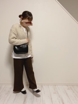 「Steady.（ステディ）のアイテム」を使った、shiorinさん（レディース・148cm）の冬コーディネート