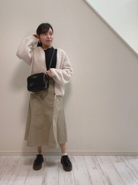 「マーメイド」｜「アイテム（その他アウター）」を使った、shiorinさん（レディース・148cm）の春コーディネート
