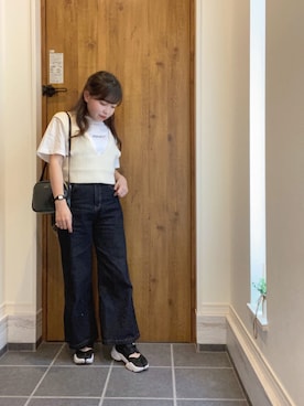 「Steady.（ステディ）のアイテム」を使った、shiorinさん（レディース・148cm）の夏コーディネート