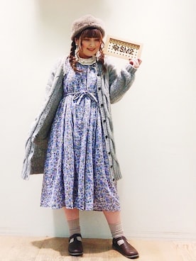「出勤コーデ」｜「アイテム（その他シューズ）」を使った、❁kasumi❁さん（レディース・157cm）の冬コーディネート