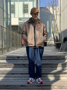 「THRASHER（スラッシャー）のアイテム」を使った、TOHYAさん（メンズ・175cm）の冬コーディネート