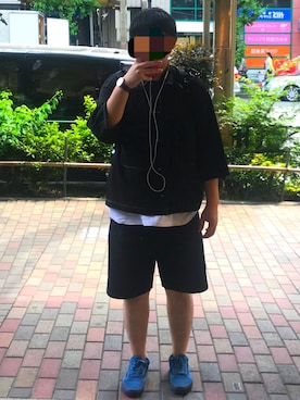 「DC（ディーシー）のアイテム（パンツ）」を使った、でぶっちょまんさん（メンズ・177cm）の夏コーディネート