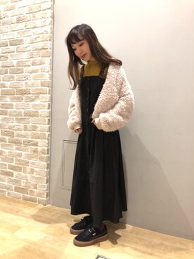 「セットアイテム」｜「アイテム（ブルゾン）」を使った、やぎみさきさん（レディース・153cm）の秋コーディネート