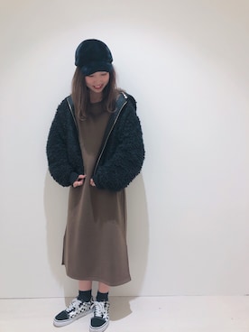 やぎみさきさん（レディース・153cm）の冬コーディネート