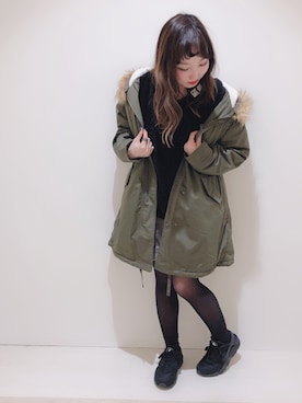 やぎみさきさん（レディース・153cm）の冬コーディネート