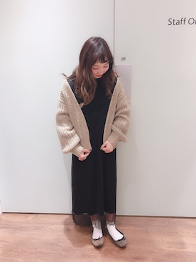 「モノトーン派？カラーコーデ派？」｜やぎみさきさん（レディース・153cm）の冬コーディネート