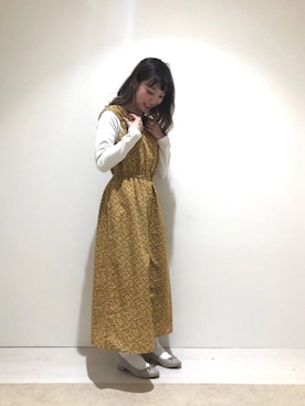 「パステル映える春」｜やぎみさきさん（レディース・153cm）の春コーディネート