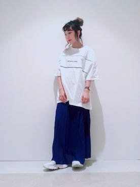 「NiCORON（ニコロン）のアイテム」を使った、やぎみさきさん（レディース・153cm）の春コーディネート