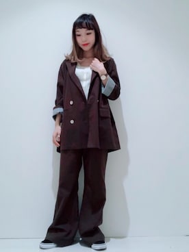 「広瀬すず」｜やぎみさきさん（レディース・153cm）の春コーディネート