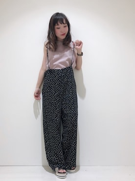 「ピンクベージュ」｜やぎみさきさん（レディース・153cm）の春コーディネート