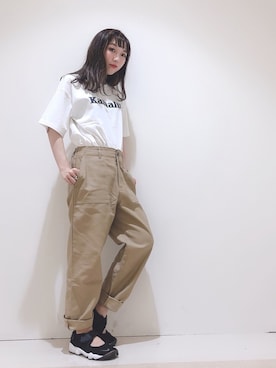 「スポサン」｜やぎみさきさん（レディース・153cm）の夏コーディネート