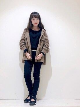 「大人トレンドカジュアル」｜やぎみさきさん（レディース・153cm）の秋コーディネート