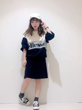 「Lee（リー）のアイテム（帽子）」を使った、やぎみさきさん（レディース・153cm）の秋コーディネート